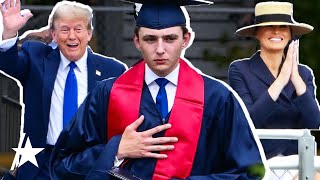 Barron Trump Towers Over Everyone At High School Graduation