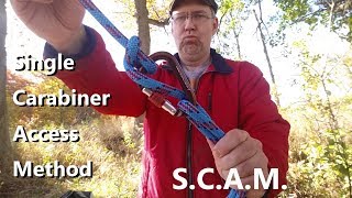 SRT Tree Climbing  SCAM 3:1 Mechanical Advantage Part 1of2