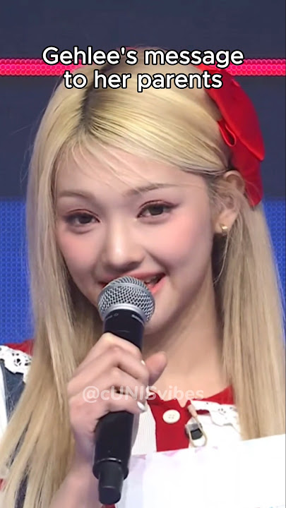 Gehlee's message to her parents for parents day (Gehlee cut) Simply K-Pop EP.08 #kpop #unis #5thgen