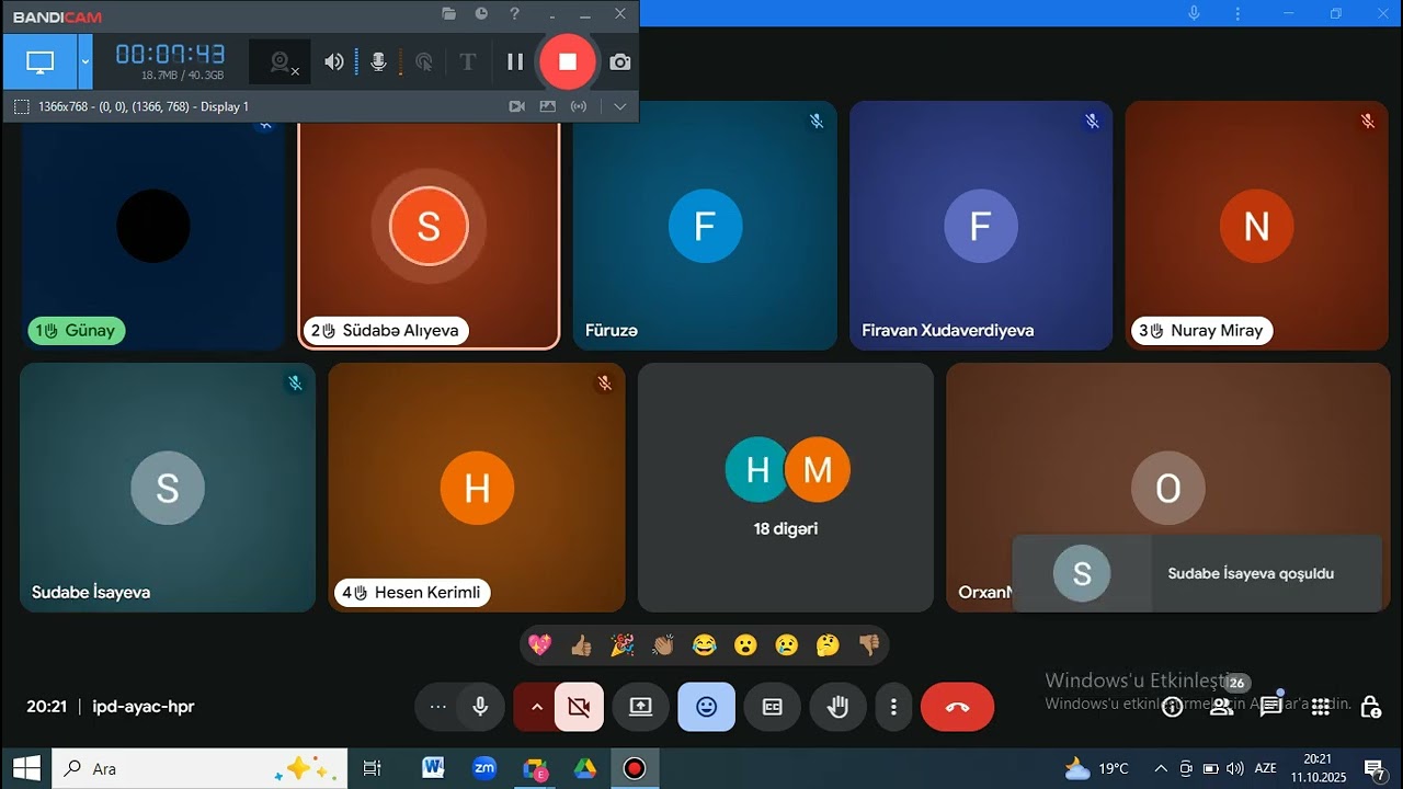 Odənissiz ders musahibə