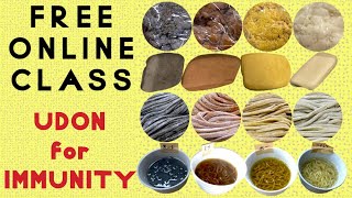 Celebrity Online class. Udon noodles for immunity: varieties, production method, cooking, plating (meal kits) Wealth
