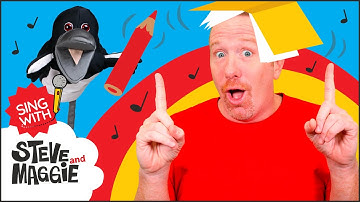 Funny School Song for Kids | Songs for kids | Sing with Steve and Maggie