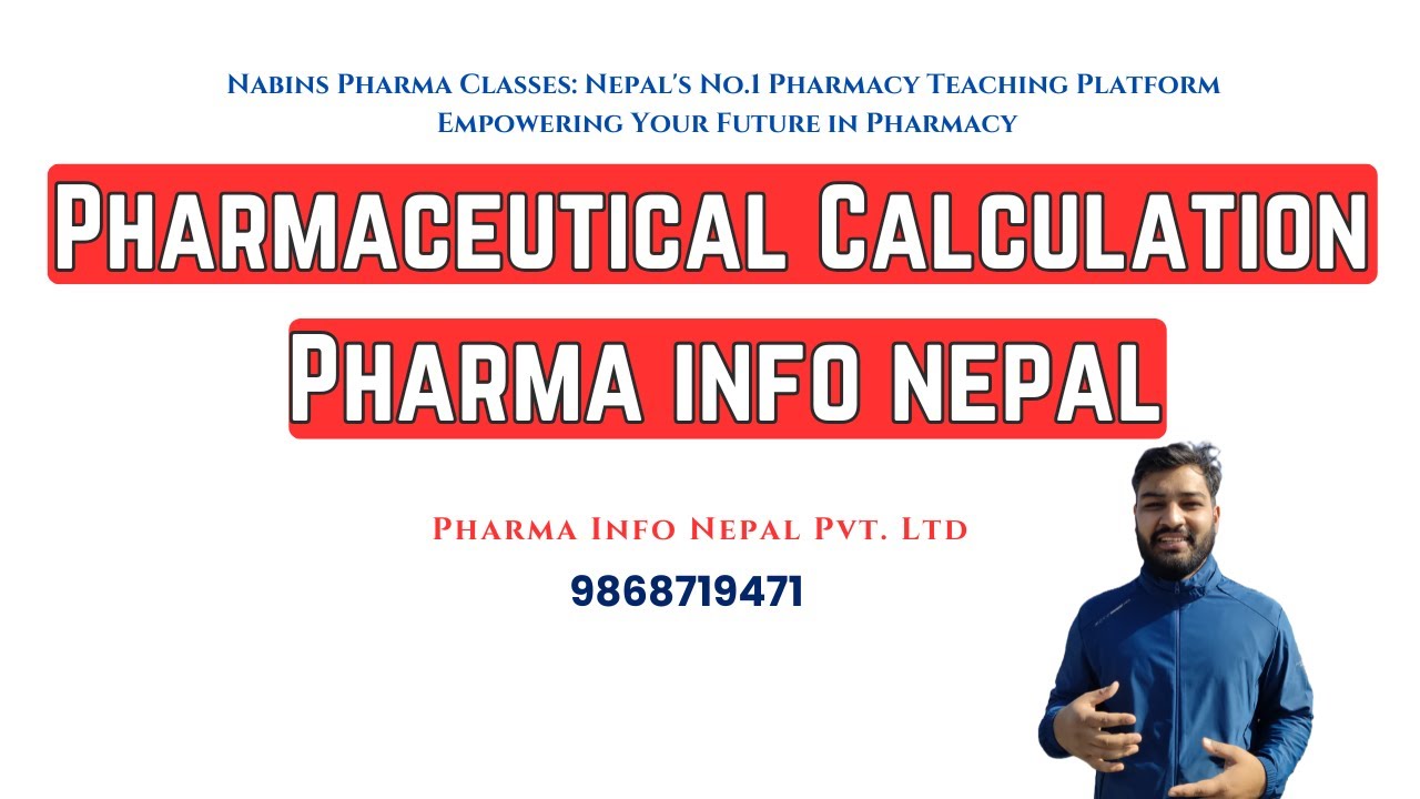 Pharmaceutical Calculation MCQs Part - 1 | Pharma Info Nepal