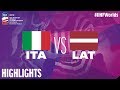 Italy vs. Latvia Game Highlights | #IIHFWorlds 2019