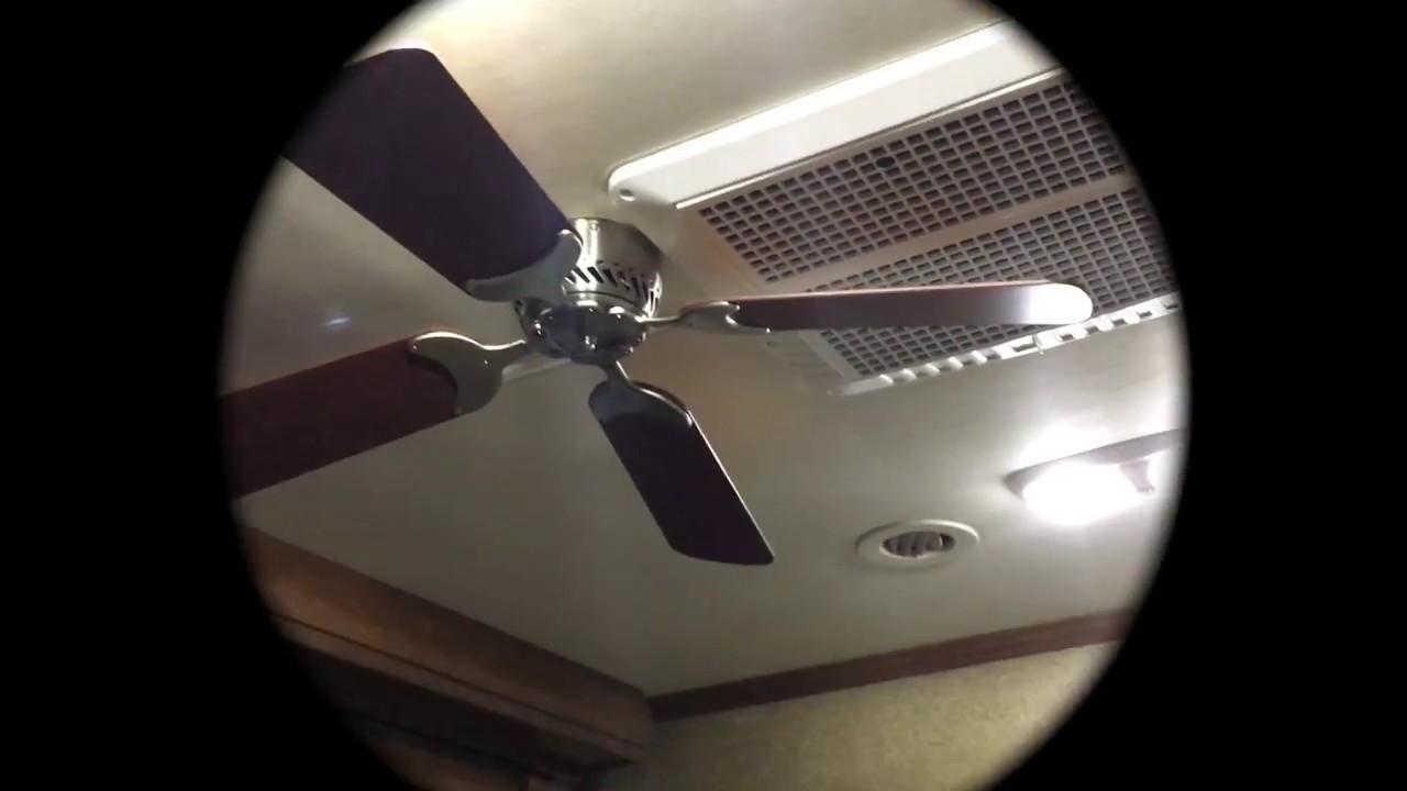 Rv Ceiling Fan Install Youtube