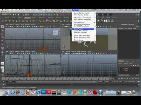 batch render in Maya