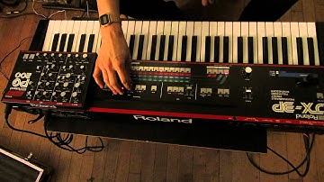 Testing Vintage Roland JX-3P Synthesizer And PG 200 Programmer