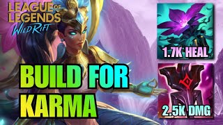 The Right Time to Buy Cryptbloom on Support | Wild Rift Karma Build and Guide Gameplay