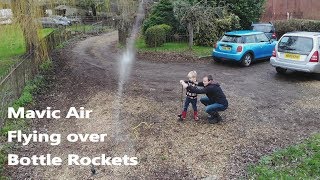 Gentle Mavic Air aerial video with Bottle Rockets ;)