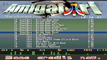 AMIGA VIDEO 66 DECADE DEMO RESET COUNT ZERO MUSIC AmigAtari DEMO Oxygene ATARI ST IN