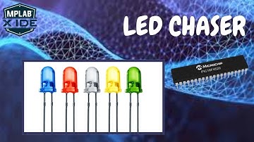 LED CHASER USING PIC 18F452 || 2022