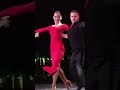 Woman in Red Dancing Tango