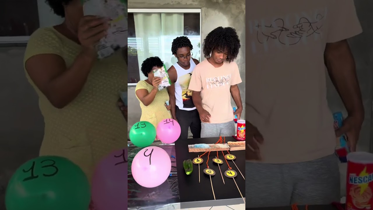 Puxe o leve os prêmios que estão nos balões