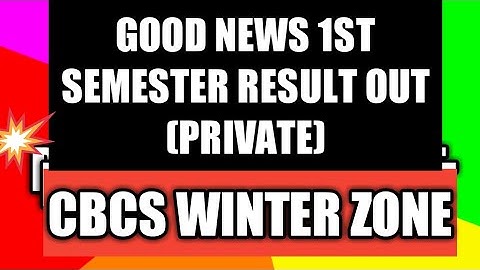 jammu university 1st semester Result out |bsc. /b.A/b.sc. /b.com winter zone private result out .