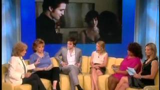 Robert Pattinson and Emilie De Ravin on The View [March 2010] Part  2