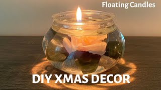 Water candle | diwali decoration ideas home decor |floating candles