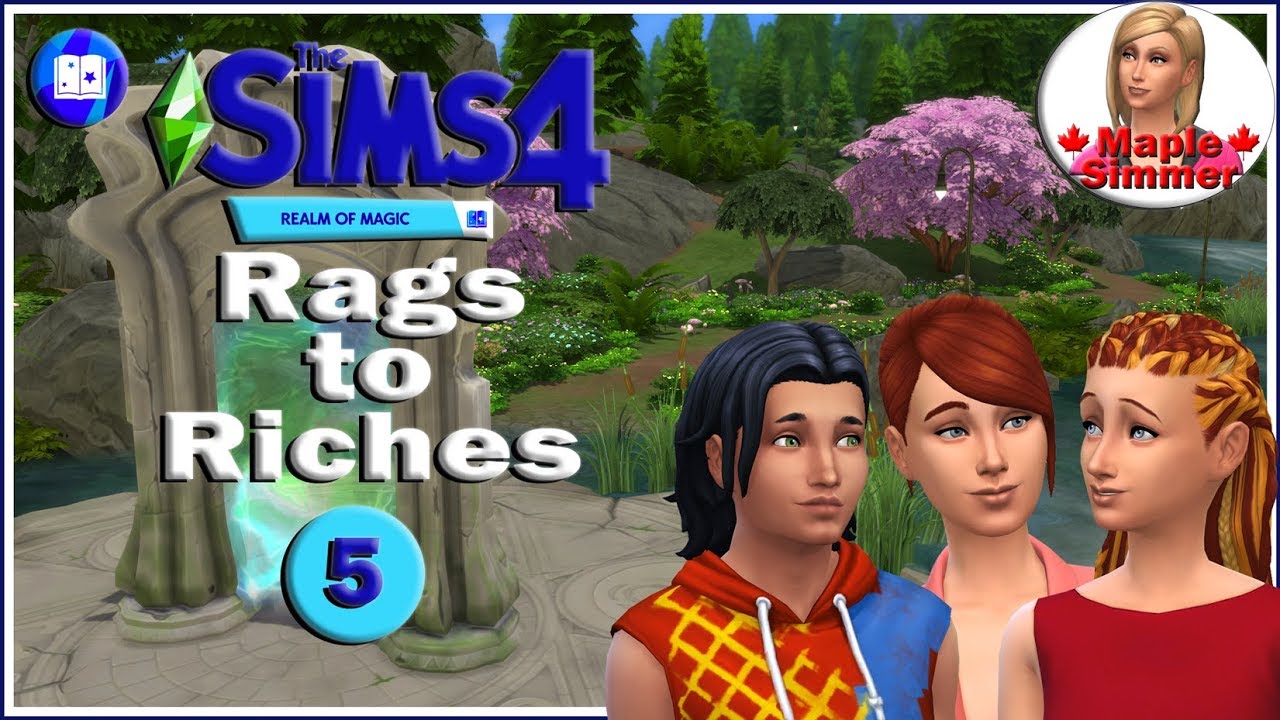 Sims 4:  Rags to Riches: Realm of Magic Edition Pt 5: Yard Sale