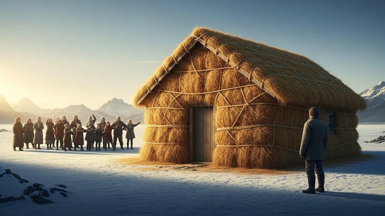 Neighbors Laughed When He Wrapped His Cabin in Hay Until It Survived the Worst Blizzard in 50 Years