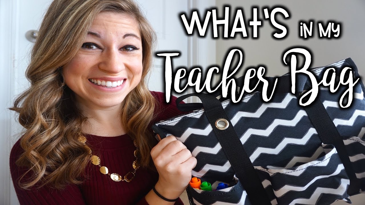 What's In My Teacher Bag | That Teacher Life Ep 19 - YouTube