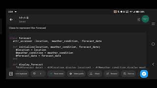 Ruby Code: Design a Weather Forecast Application to Display Live Weather Conditions screenshot 5
