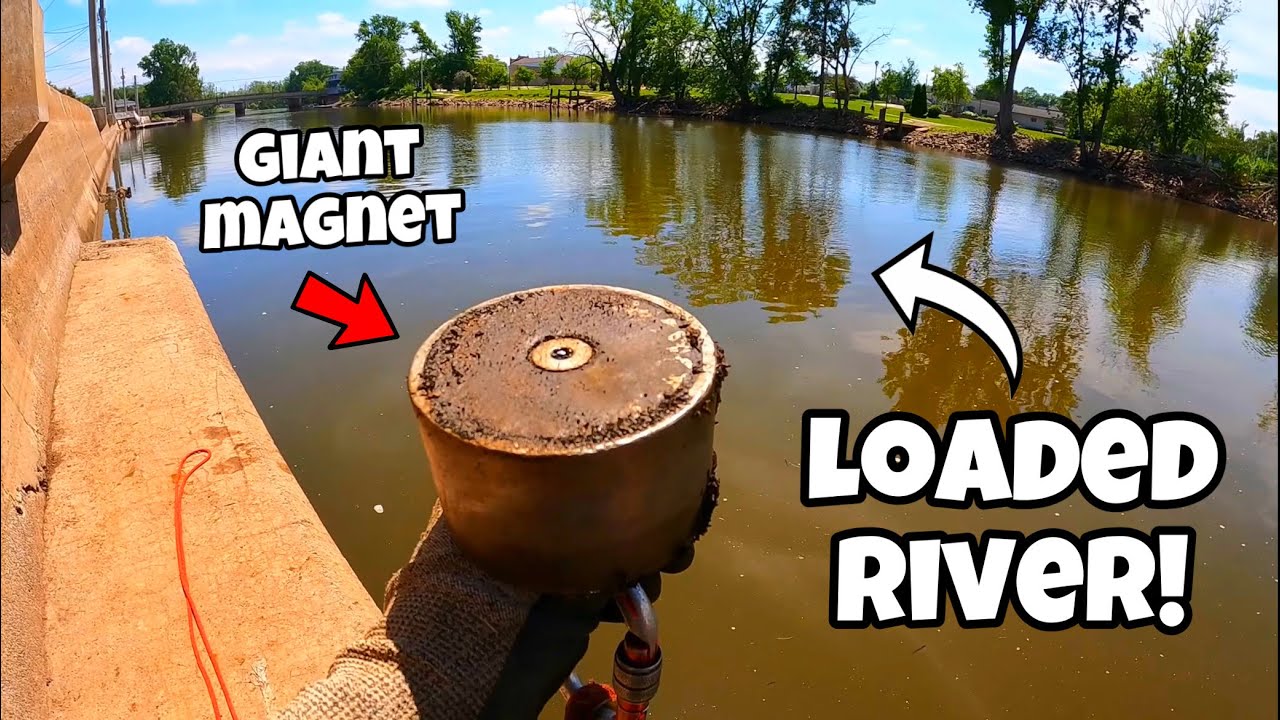 GIANT 360° Magnet Pulls CRAZY Treasure From This Super STACKED