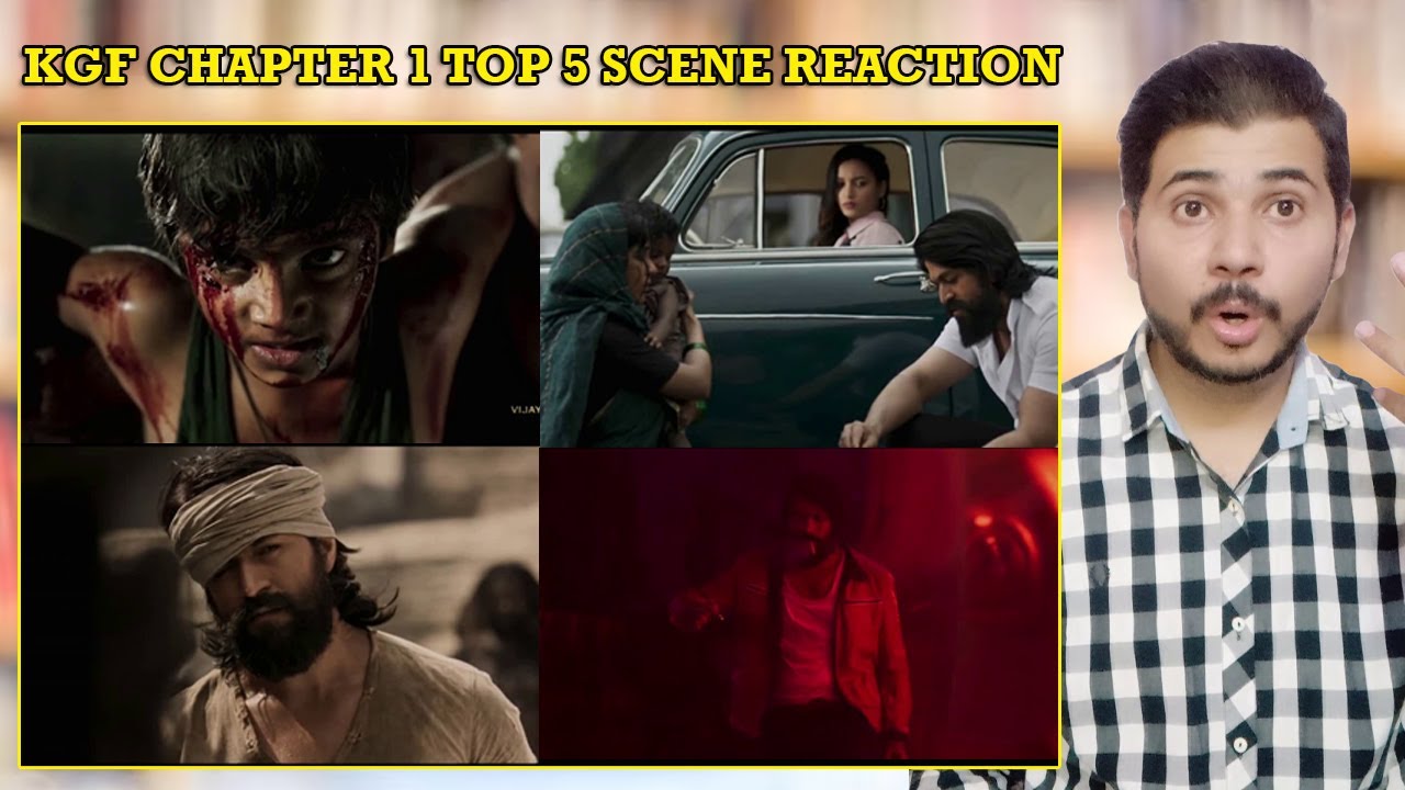 KGF Chapter 1 Reaction | Top 5 Iconic Rocky Bhai Scenes! 💥 MUST WATCH!