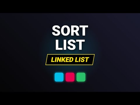 Sort List (Linked List) - Merge Sort Solution | LeetCode 148