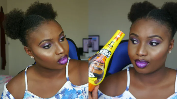 HOW TO | SPACE BUNS ON NATURAL HAIR ft GORILLA SNOT GEL | Simi Ola