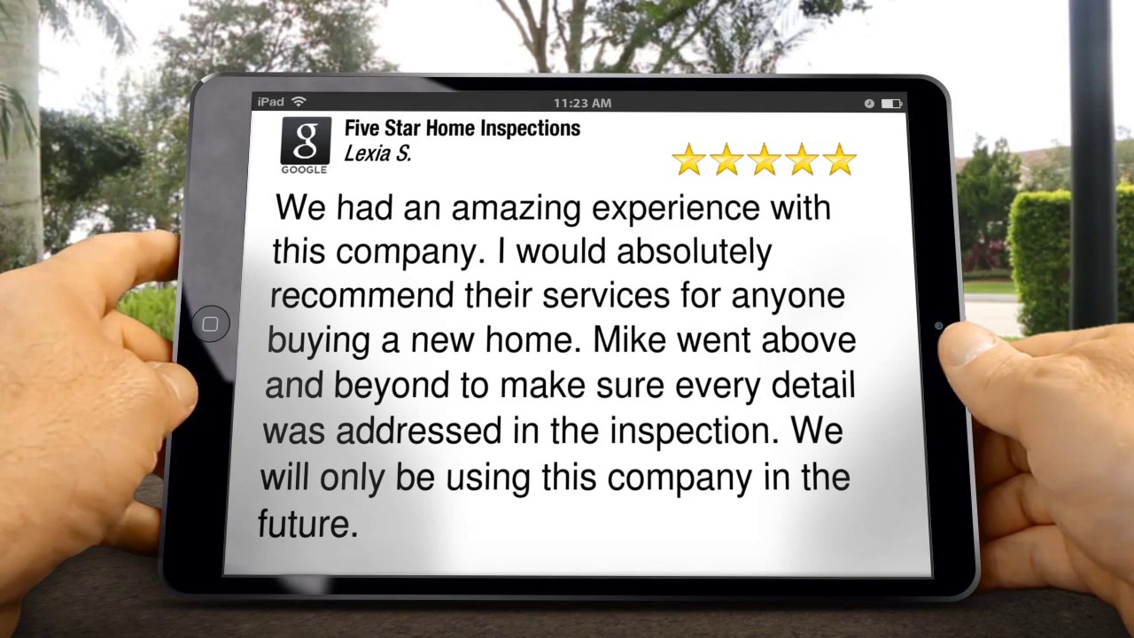 Five Star Home Inspections Kansas City Excellent 5 Star Review by Lexia S.
