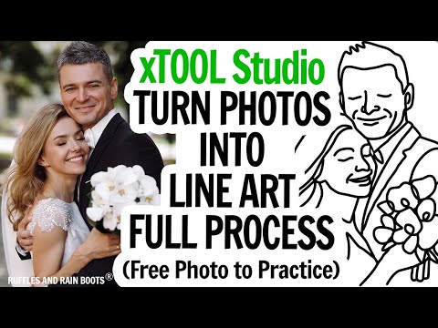 xTool Studio Tutorial: Photo to Line Art Tutorial - No Additional Tools Needed!