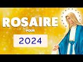 🙏 ROSAIRE 2024 : PRIÈRE PUISSANTE pour une ANNÉE de Bénédiction | 4 Chapelets