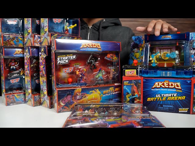 Akedo Powerstorm Final Warrior 4 Pack Unboxing and Review : r/akedo