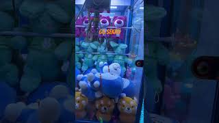 Doraeomon langsung naik(918) #youtube #clawmachine #bonekacapit #clawmachine #doraemon #shorts #fyp