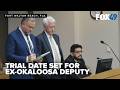 Trial date set for ex Okaloosa deputy charged in Roger Fortson shooting death