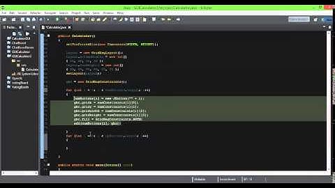 Calculator Tutorial Java part 2