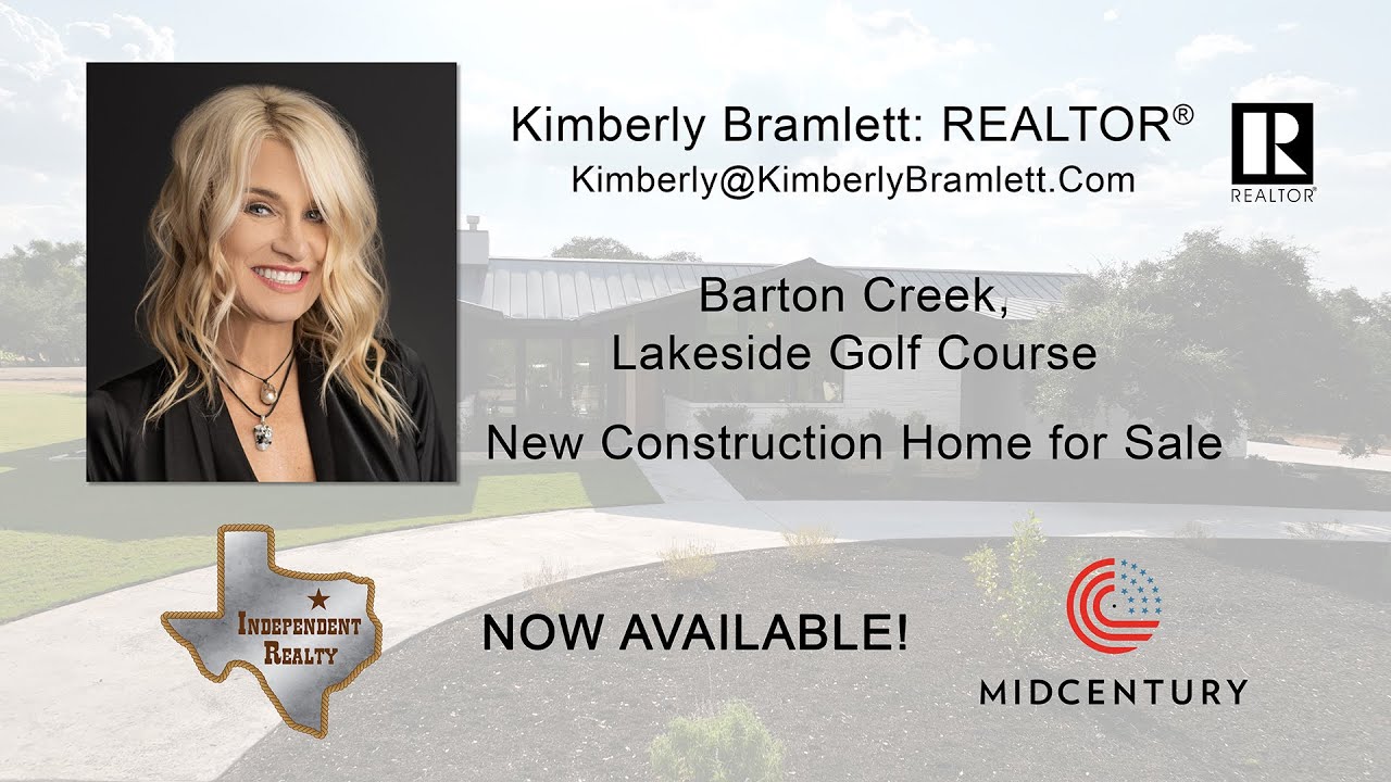 LUXURY CONTEMPORARY GOLF COURSE HOME in BARTON CREEK LAKESIDE FOR SALE