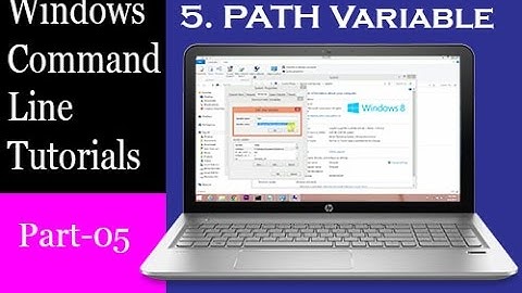 Windows Command Line Tutorial - PATH Variable(Hindi)| Part-5