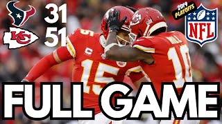 Chiefs Erase 24-Point Deficit!!! (2019 Divisional Round vs Texans)