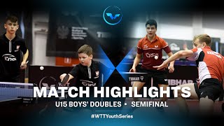 Formela/Sakowicz vs Koniukhov/Orlov S | WTT Youth Star Contender Wladyslawowo | U15 | BD | SF