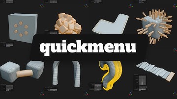 How to use every tool of QuickMenu blender addon