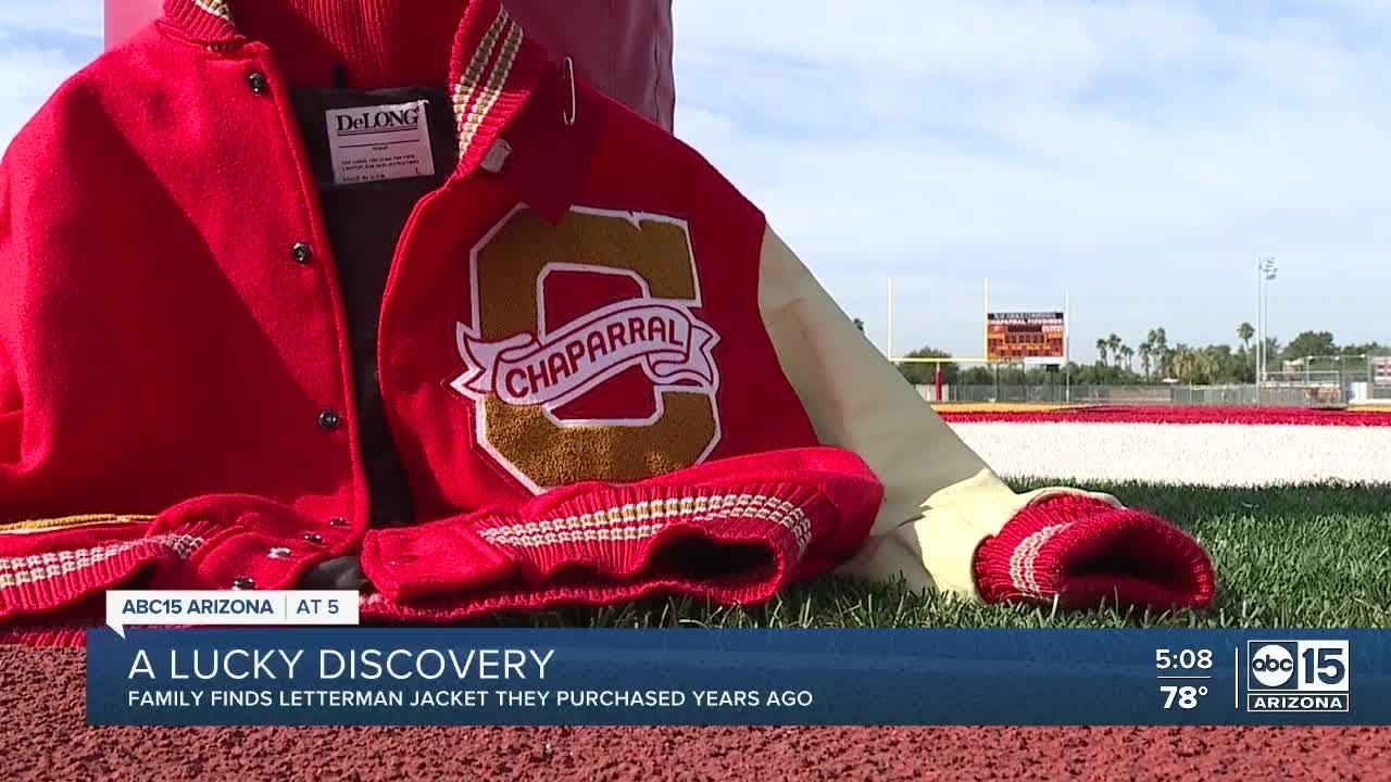Brother finds long lost Chaparral High School letterman jacket at 
