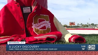 Brother finds long lost Chaparral High School letterman jacket at Arizona thrift store