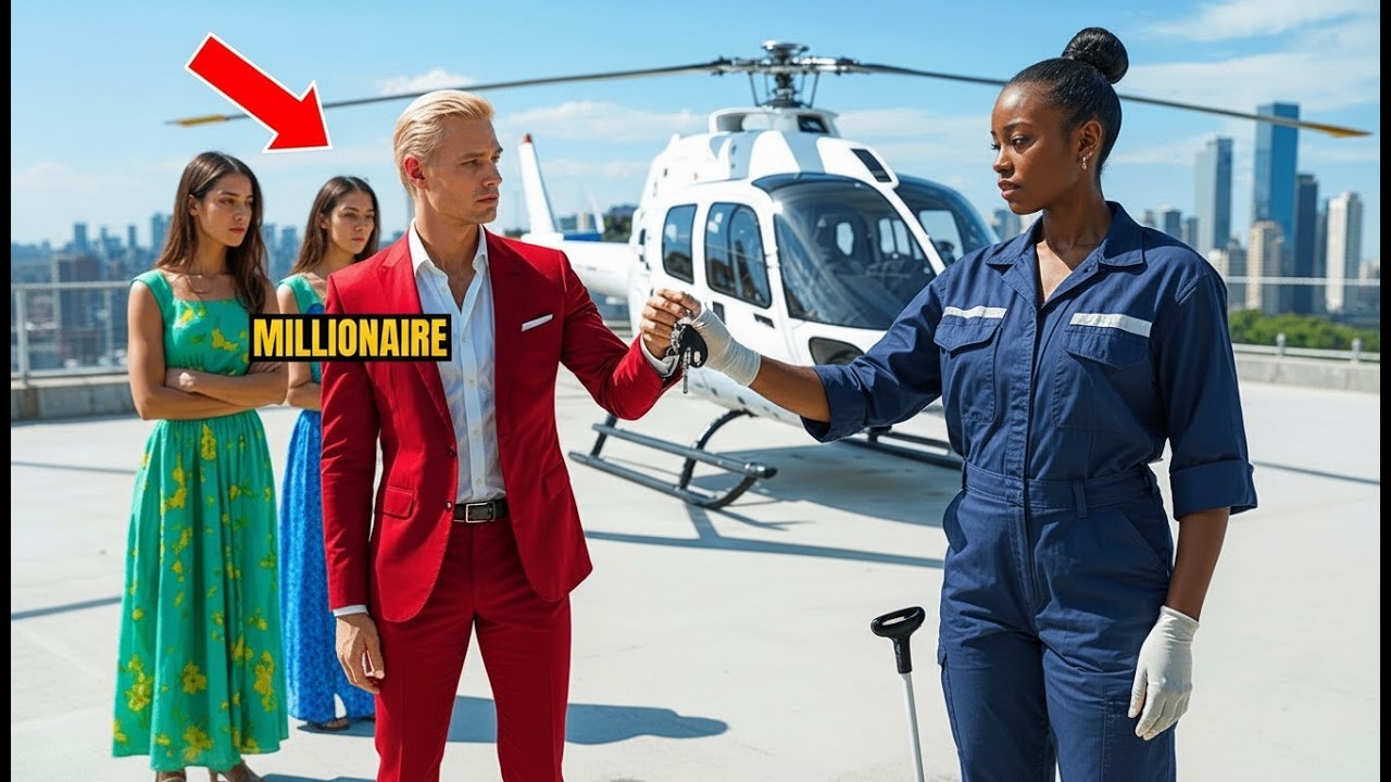 “Fly the Heli and I’ll Make Him Heir” — Millionaire Laughed… Then Learned She Owned Everything