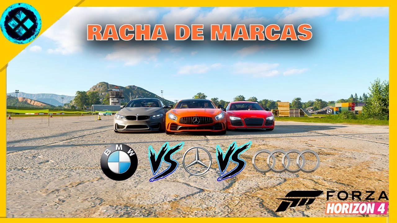 AUDI vs MERCEDES vs BMW RACHA DE MARCAS FORZA HORIZON