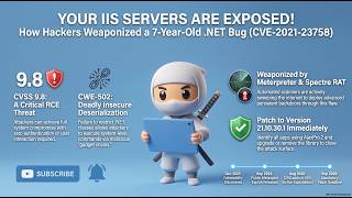 🔴 YOUR IIS SERVERS ARE EXPOSED! How Hackers Weaponized a 7-Year-Old .NET Bug (CVE-2021-23758)
