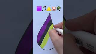 satisfying creative art🟪🎵⚠️🐷🪖 #satisfying #creative #art #coloring #drawing #coloringadventure