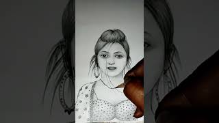 how to draw a girl # 😀 easy girl drawing for beginners # shorts # viral shorts