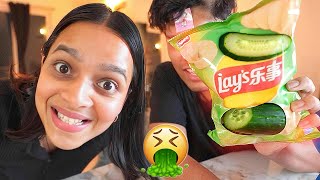 Trying Lays CUCUMBER Flavour (BAD)