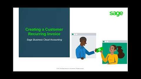 Sage Business Cloud Accounting (AME) - Creating a Customer Recurring Invoice