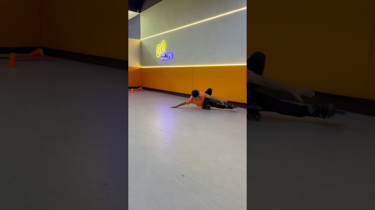 Backward skating fall 😱😱😱